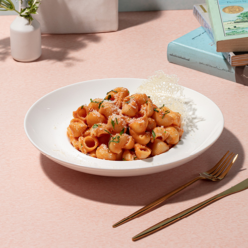 Conchiglie Pasta with mixed Sauce