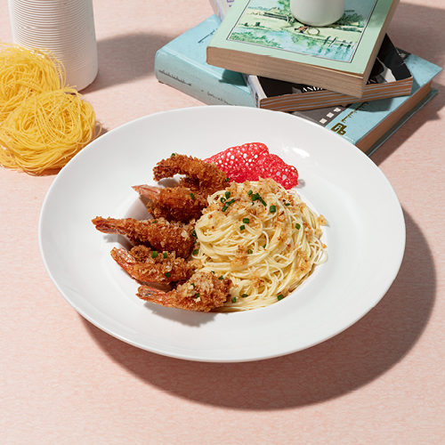 Shrimp Scampi with Capellini Pasta “Signature Dish”