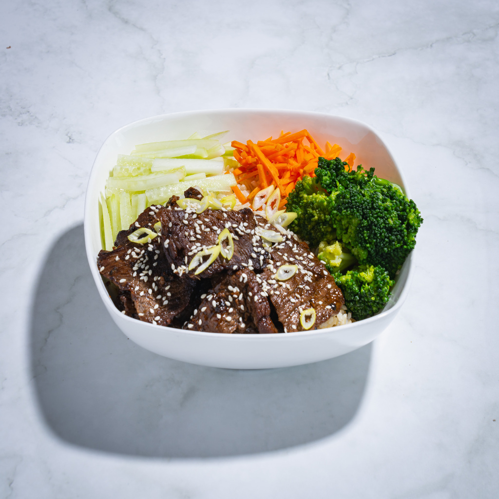 Barbecue Beef Rice Bowl