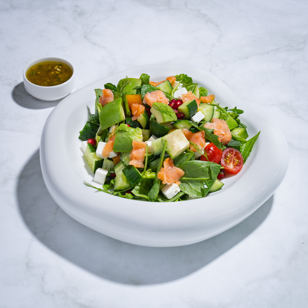 Avocado Smoked Salmon Salad